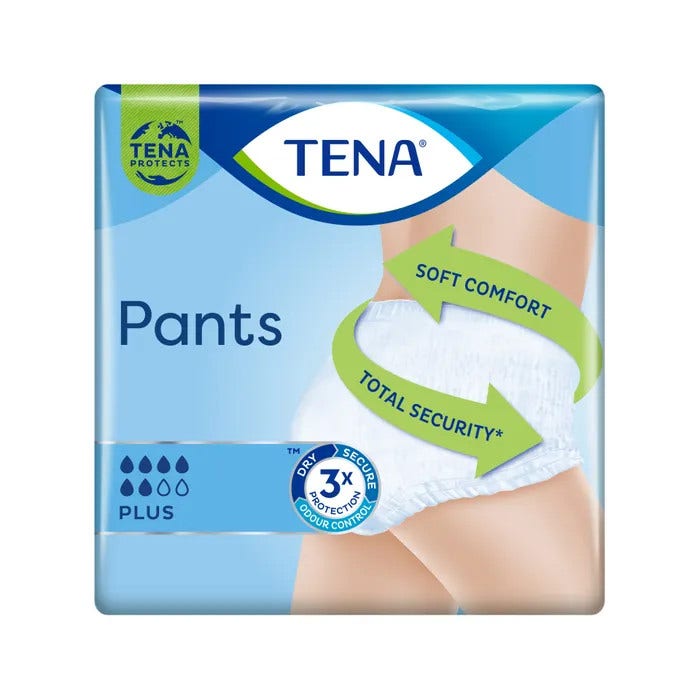 Tena Pants Plus Pañales Absorbentes Talla S 14 unidades