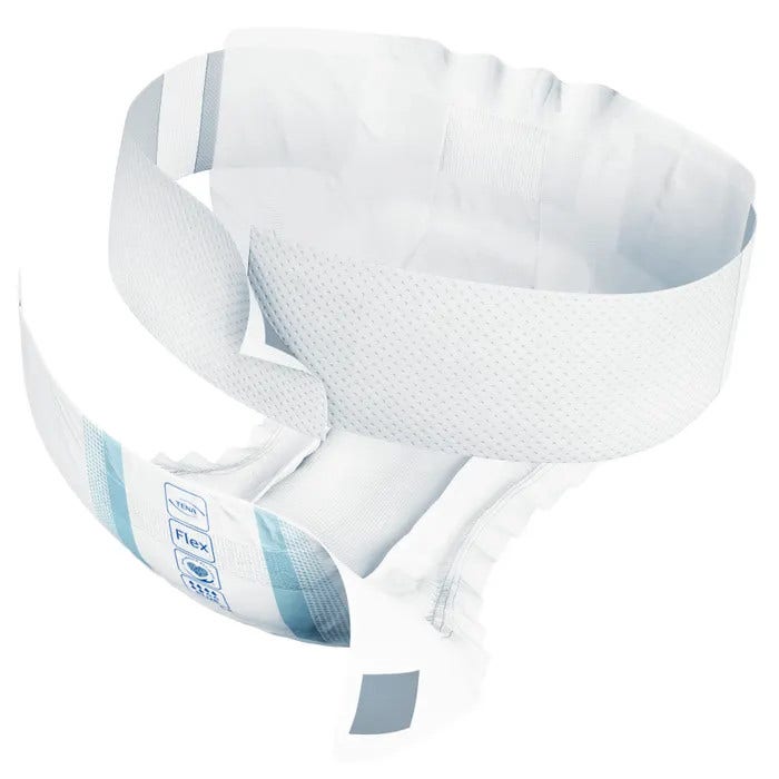 Tena Proskin Flex Plus Pañal con cinturón, talla grande, 30 unidades