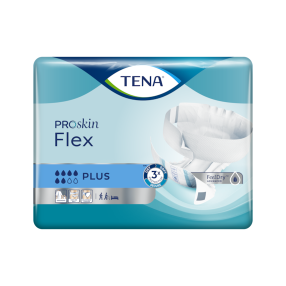 Tena Flex Plus Pañal con cinturón para incontinencia talla XL, 30 unidades