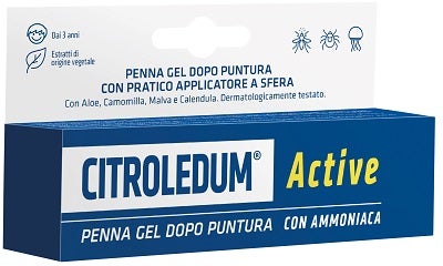 Citroledum Active Penna Gel Dopo Puntura Con Ammoniaca 15ml