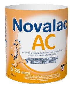 Novalac AC Flatulencia, Hinchazón y Dolores Abdominales, Leche desde el Nacimiento, 800 g
