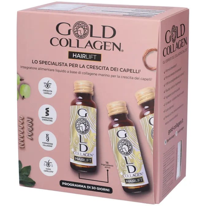 Gold Collagen Hair Lift Programa de 30 días