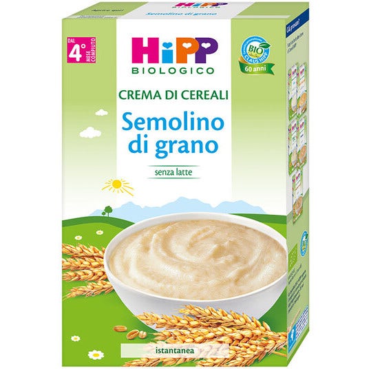 Hipp Bio Crema de cereales de sémola de trigo 200 g 4 meses+