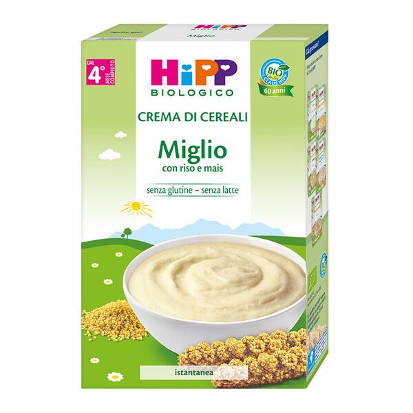Hipp Bio Crema de mijo con arroz y maíz para bebés a partir de 4 meses 200 g