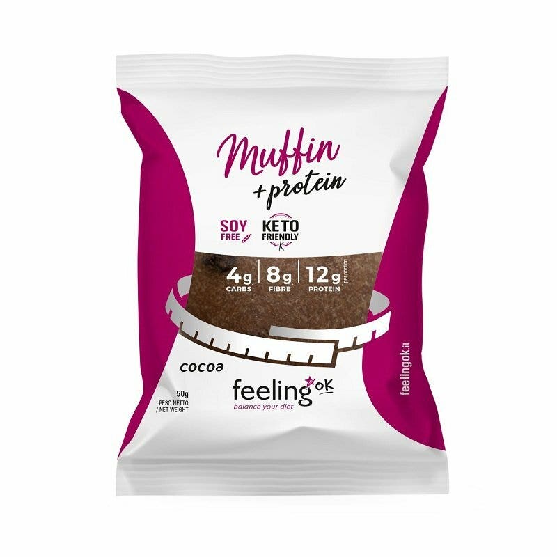 Feeling Ok Muffin de cacao con trocitos de chocolate 50 g