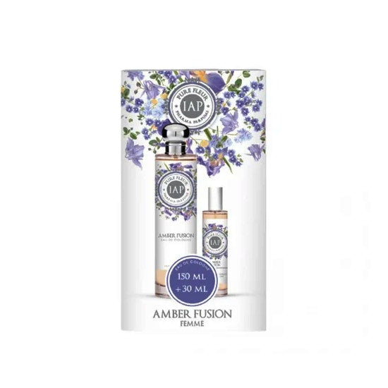 Iap Pharma Cofanetto Duplo Pure Fleur Eau De Cologne Amber Fusion 150ml + 30ml