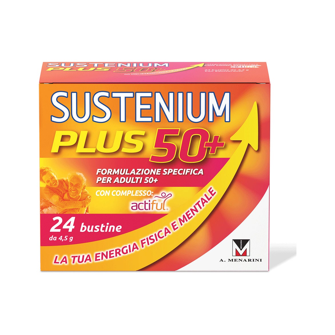 Sustenium Plus 50+ 24 sobres - Complemento energético para mayores de 50 años