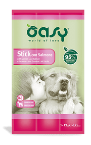 Oasy Snack Con Salmone Per Cani 3 Sticks