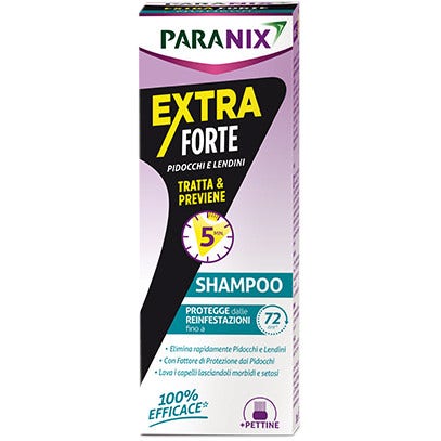 Paranix Champú Extra Fuerte contra piojos 200 ml - Conforme a la MDR