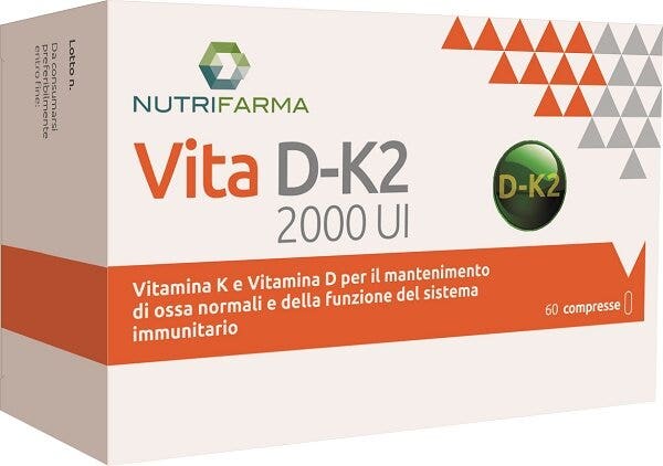 Nutrifarma Vita D-K2 2000 UI 60 comprimidos