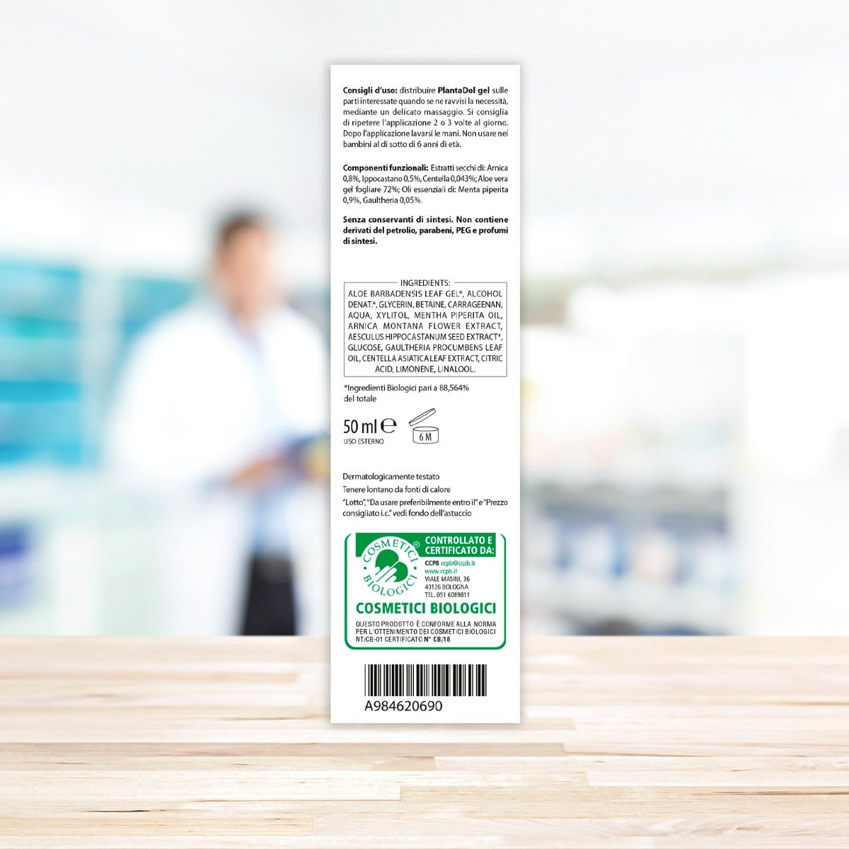 Aboca Plantadol Gel Acción Calmante 50ml-3