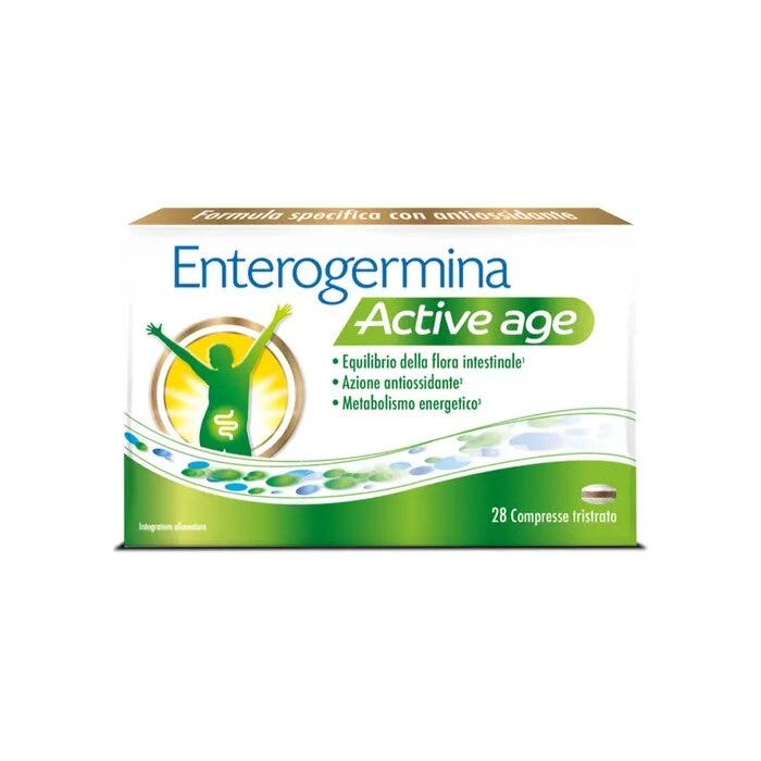 Enterogermina Active Age Suplemento Probiótico (Fermentos Lácticos) Flora Intestinal, Antioxidante, Cansancio 28 comprimidos-8