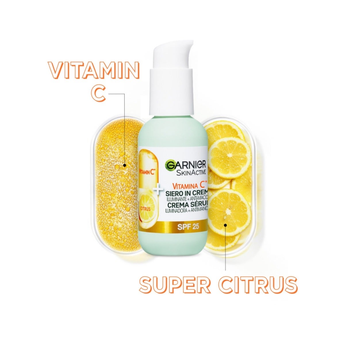 Garnier Siero In Crema Vitamin C Effetto Idratante E Illuminante Viso 50ml