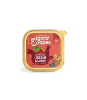 Edgard & Cooper Senior Pollo y salmón sin cereales, comida húmeda para perros, 150 g