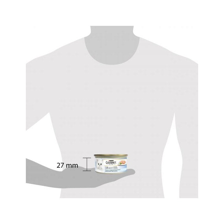 Purina Gourmet Diamant Fiocchi Di Tonno Naturale In Salsa Per Gatti Lattina 85g