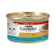 Purina Gourmet Gold Delicias en salsa con atún para gatos, lata de 85 g