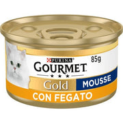 Purina Gourmet Gold Mousse con hígado para gatos, lata de 85 g
