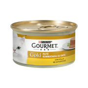 Purina Gourmet Gold Paté de pollo para gatos, lata de 85 g