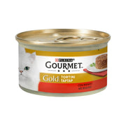 Purina Gourmet Gold Pastelitos de ternera para gatos, lata de 85 g