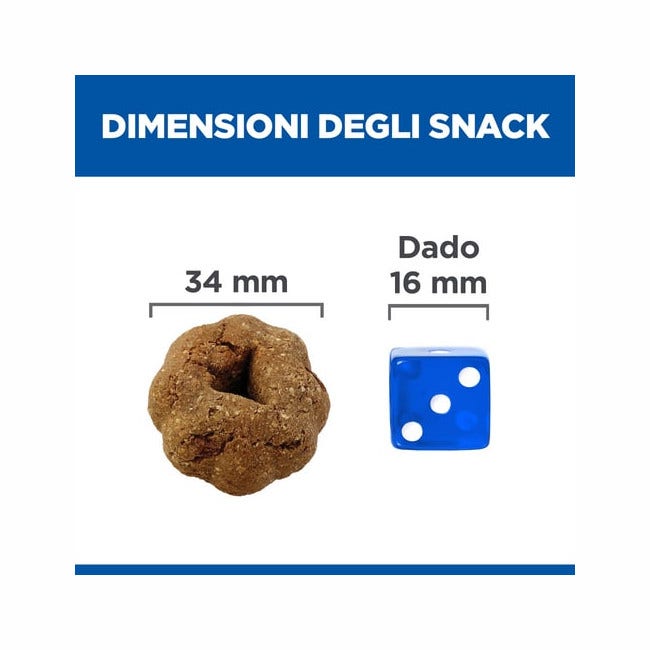 Hill's No Grain Crunchy Snack per Cani con Pollo e Mele Bustina 227gr