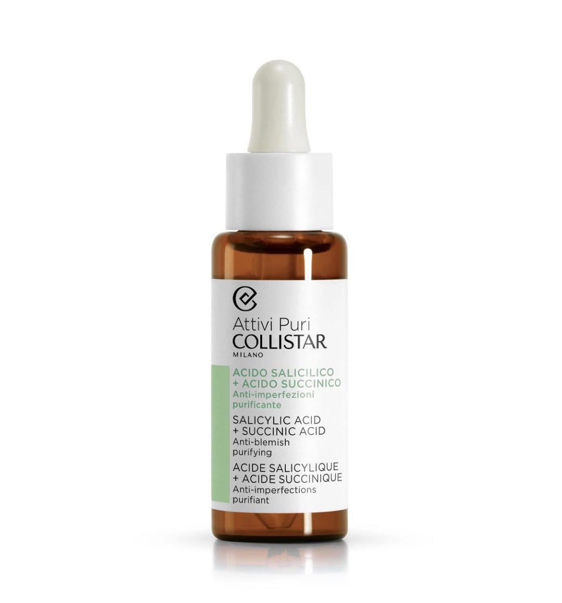 Collistar Activos Puros Loción Ácido Salicílico + Ácido Sucínico 30 ml