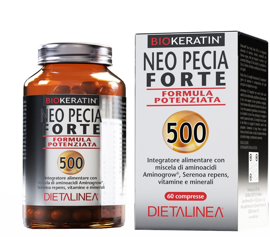 Biokeratin Neo Pecia Forte 500, 60 comprimidos