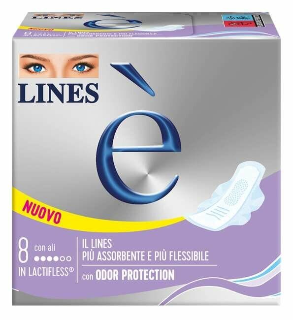 Lines È Compresas con alas 8 unidades