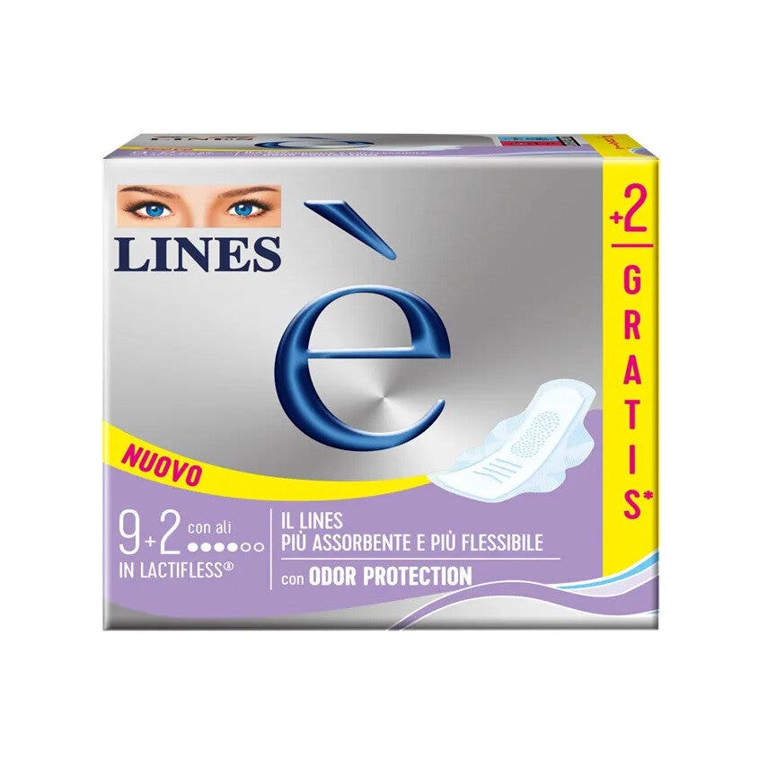 Lines è 11 Compresas con alas para flujo normal