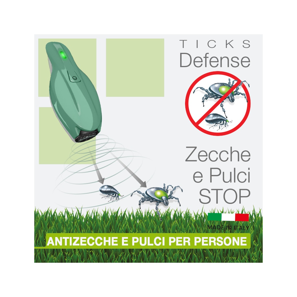 Colpharma Ticks Defense Dispositivo Ultrasonico Antizecche E Pulci Per Persone