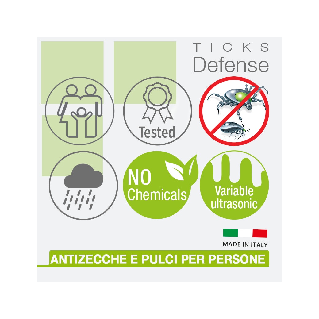 Colpharma Ticks Defense Dispositivo Ultrasonico Antizecche E Pulci Per Persone