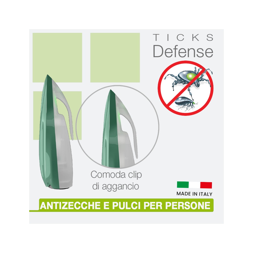 Colpharma Ticks Defense Dispositivo Ultrasonico Antizecche E Pulci Per Persone