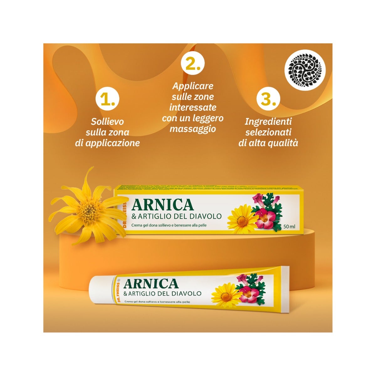 Dr. Theiss Árnica/Uña del diablo, crema-gel, 50 ml