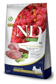 Farmina N&D Dog Mini Quinoa Weight Management Lamb Per Cani Adulti 800g
