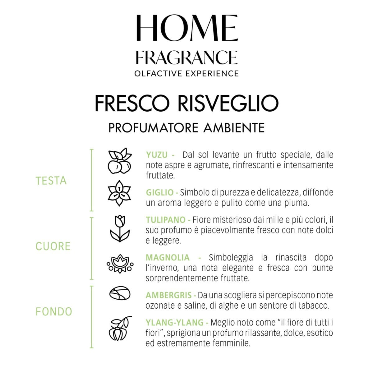 Home Fragrance Profumatore Ambiente Fresco Risveglio 250ml