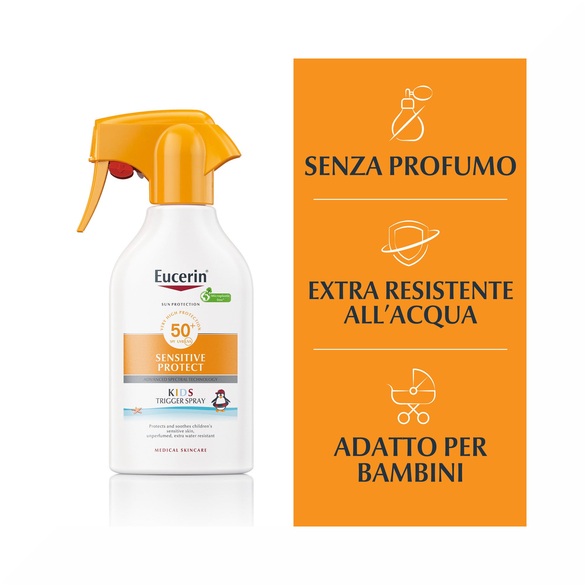 Eucerin Sensitive Protect Kids Spray Solar SPF50+ 250 ml Seguro