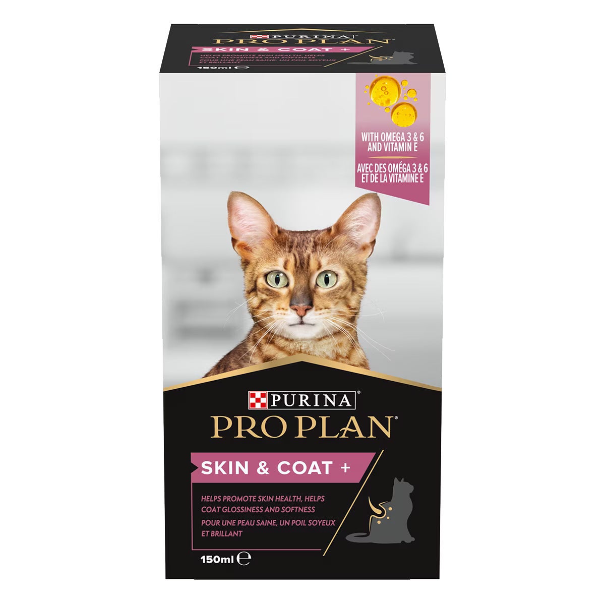 Purina Pro Plan Cat Supplement Skin And Coat Comida húmeda para gatos adultos, sobre de 150 ml