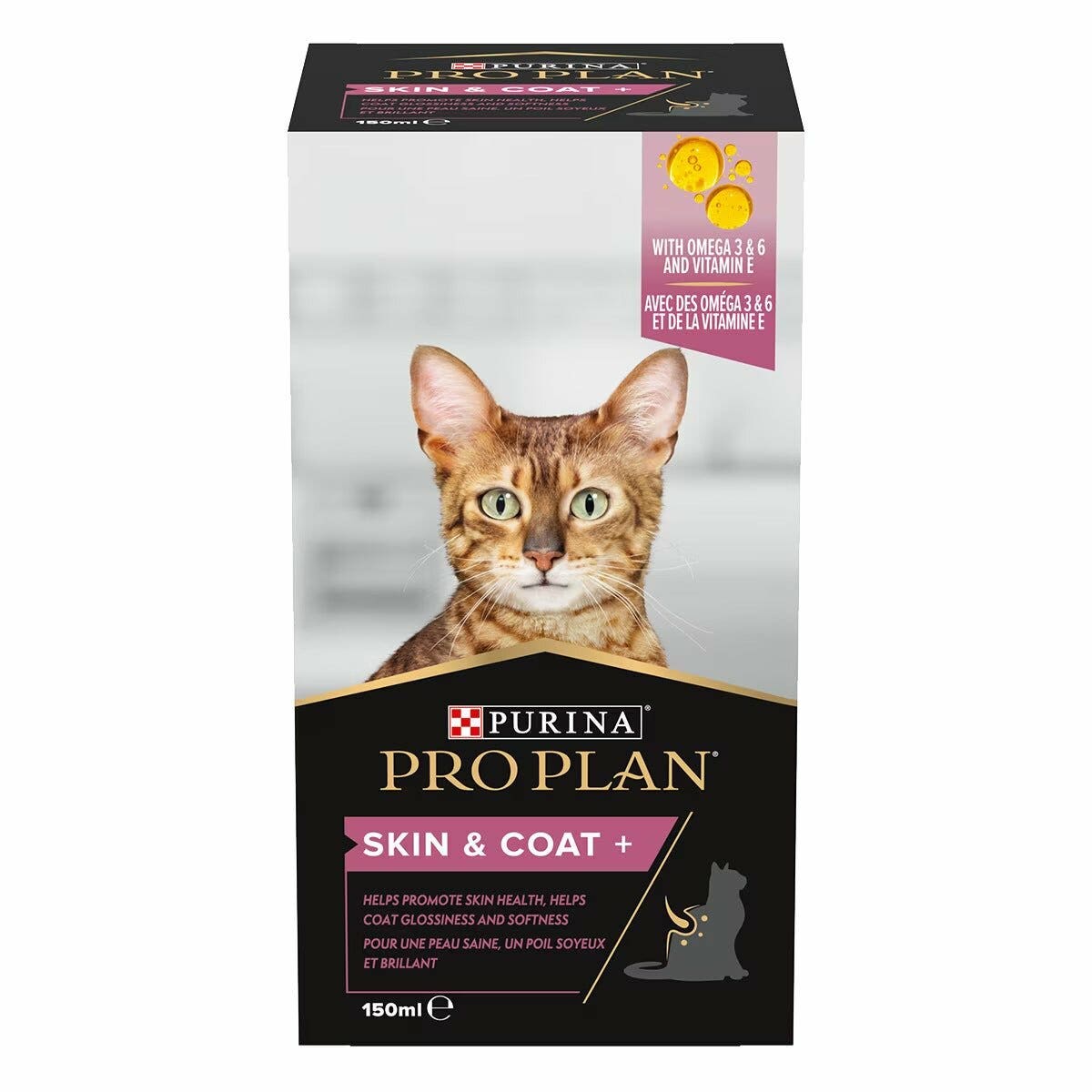 Purina Pro Plan Cat Supplement Skin And Coat Comida húmeda para gatos adultos, sobre de 150 ml