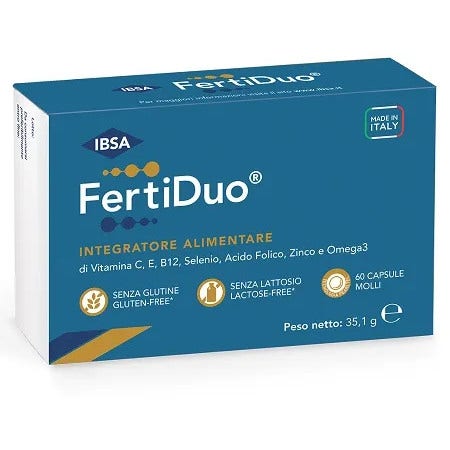 Fertiduo 60 cápsulas - Complemento para la fertilidad natural