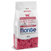 Monge Natural Superpremium Monoprotein Ternera Comida seca para gatitos Saco de 1,5 kg