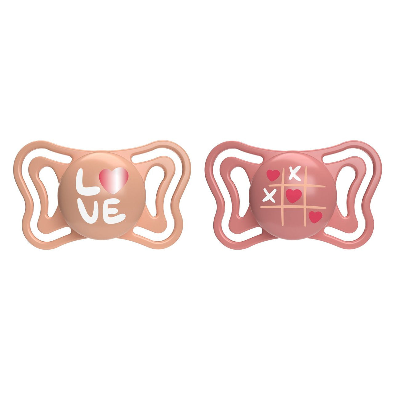 Chicco Physoforma Light Chupete de silicona rosa, 2 unidades, 16-36 meses