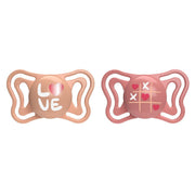 Chicco Physoforma Light Chupete de silicona rosa, 2 unidades, 16-36 meses