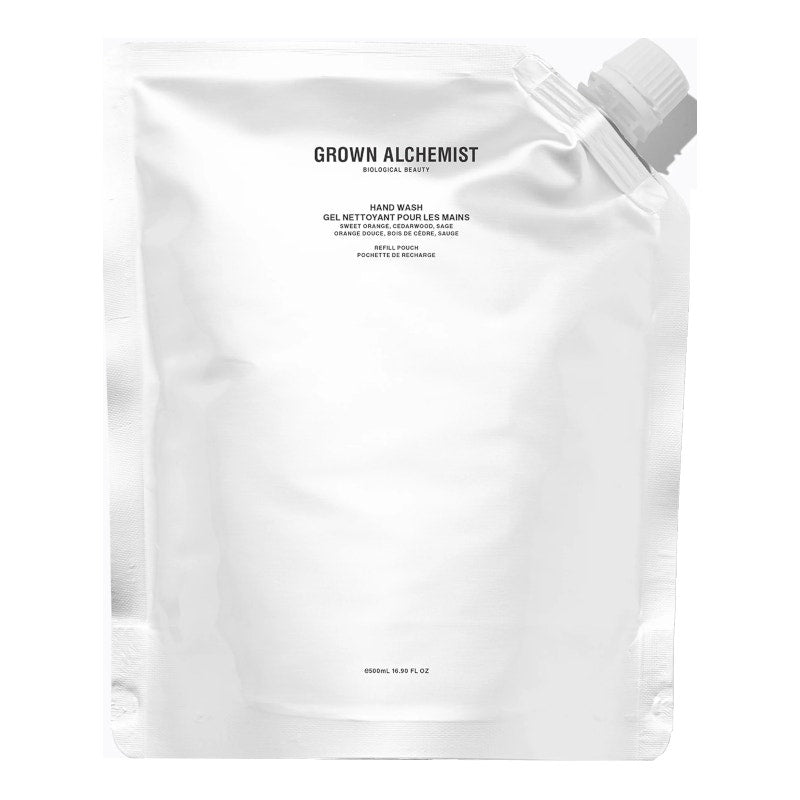 Grown Alchemist Recambio de jabón de manos de naranja dulce, cedro y salvia 500 ml