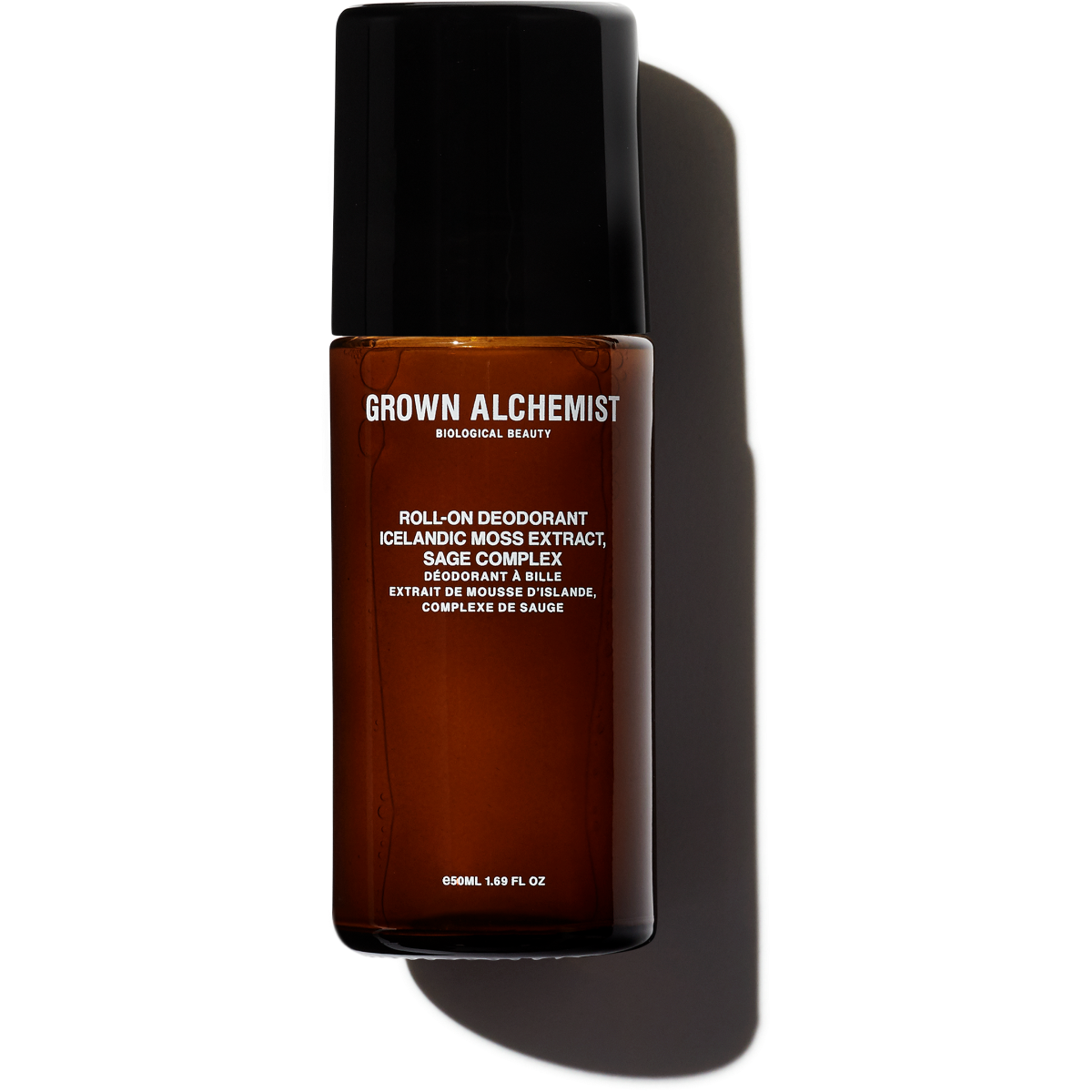 Grown Alchemist Desodorante Roll-On con extracto de musgo islandés y complejo de salvia 50 ml