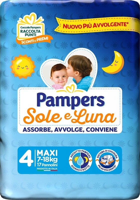 Pampers Sole&Luna Maxi Pañales 7-18kg 17 Piezas-4