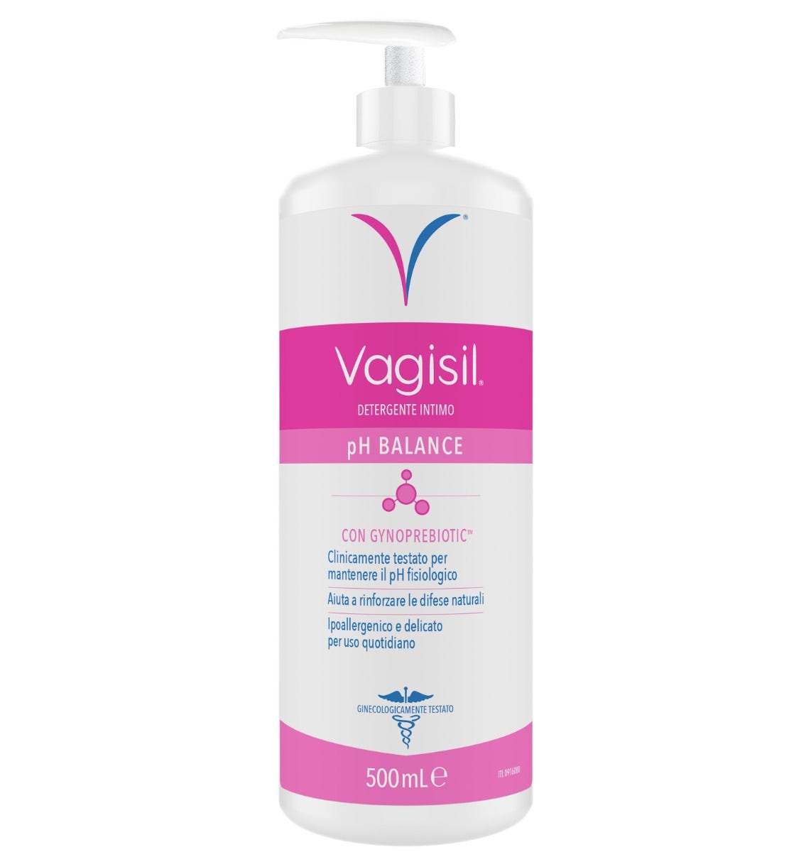 Vagisil, gel íntimo con pH equilibrado para la higiene íntima diaria con prebióticos naturales, 500 ml