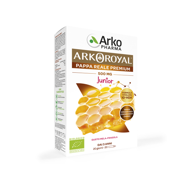 Arkoroyal Jalea Real 500 mg Bio Junior 20 ampollas