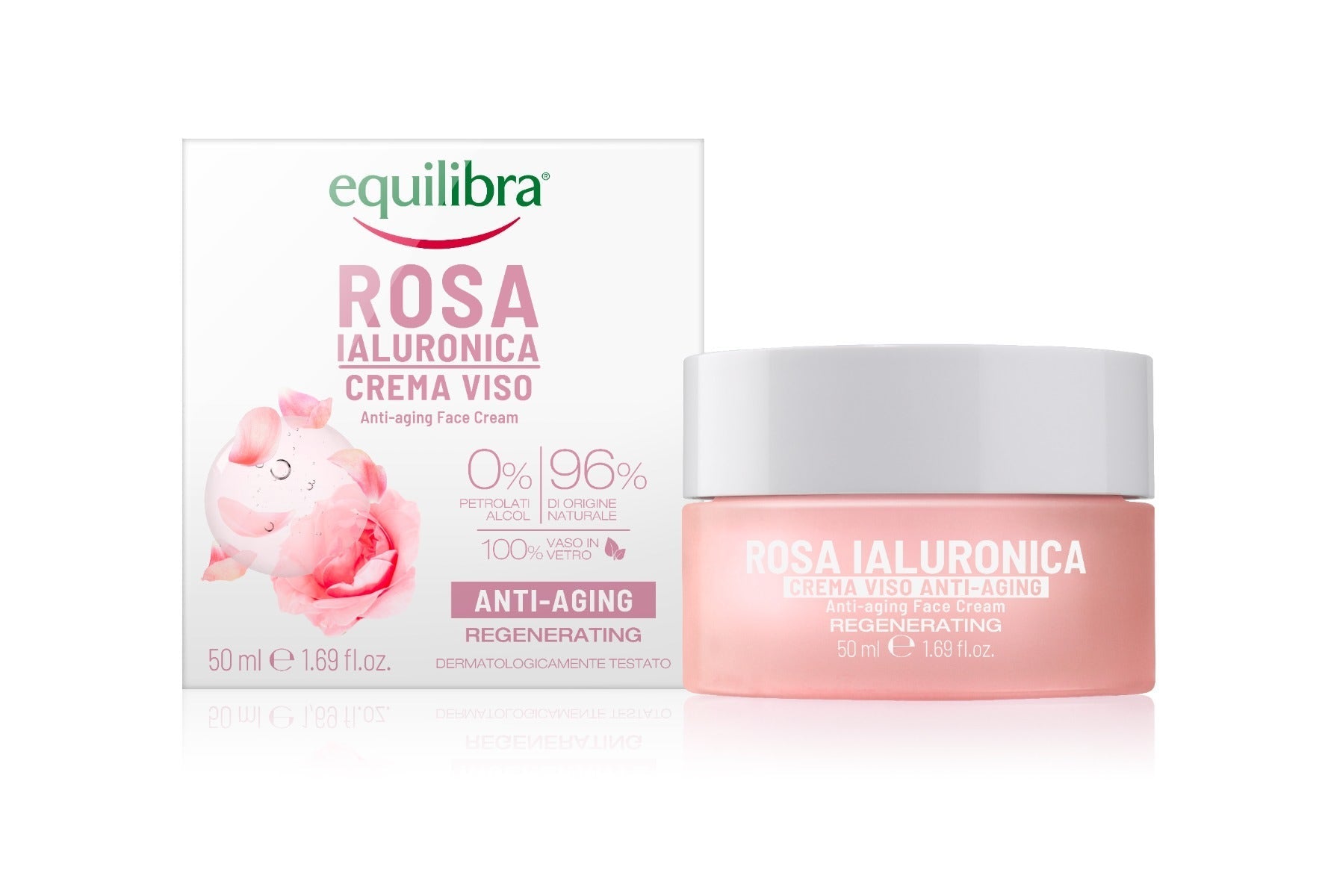 Equilibra Viso Kit Viso Rosa Ialuronica Anti-aging