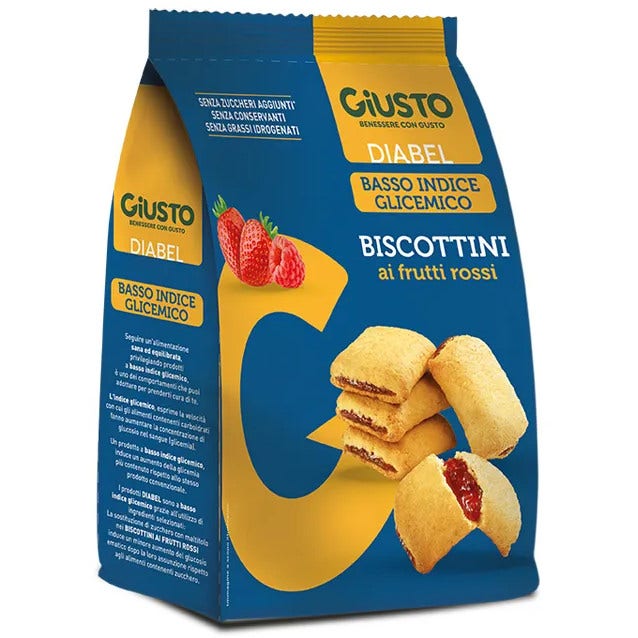Giusto Diabel Galletas de frutos rojos 250 g