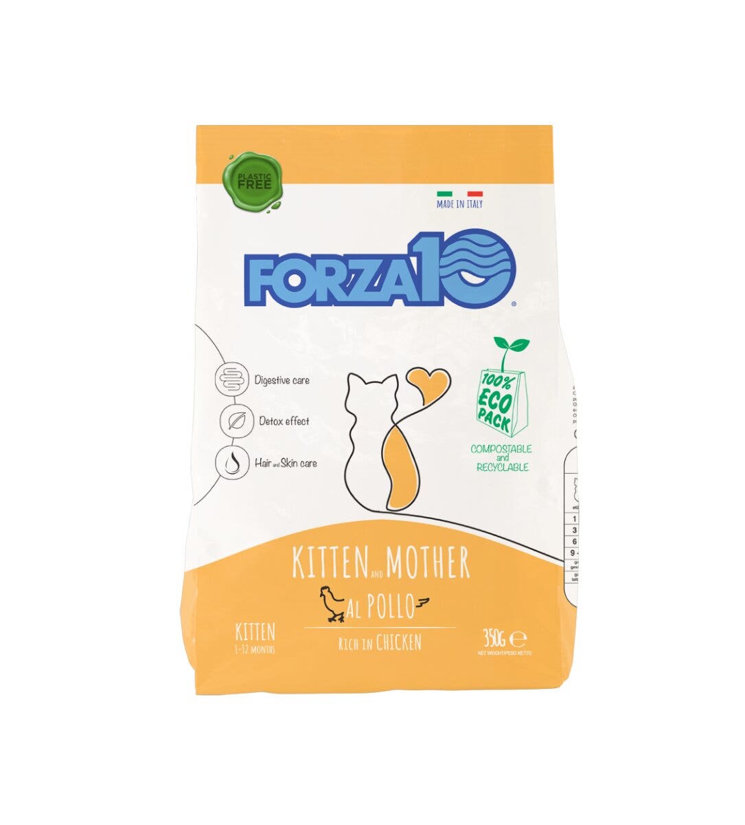 Forza10 Maintenance Kitten And Mother Crocchette Al Pollo Per Gattini Sacco 350g