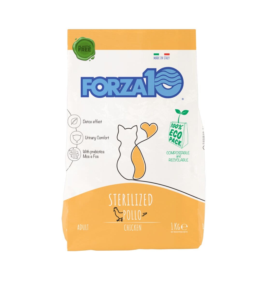 Forza10 Adult Maintenance Sterilized Crocchette Al Pollo Gatti Adulti Sacco 1kg